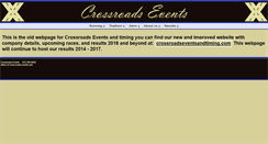 Desktop Screenshot of cross-roads-events.com