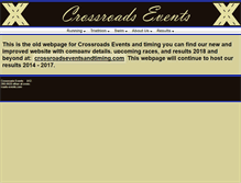 Tablet Screenshot of cross-roads-events.com